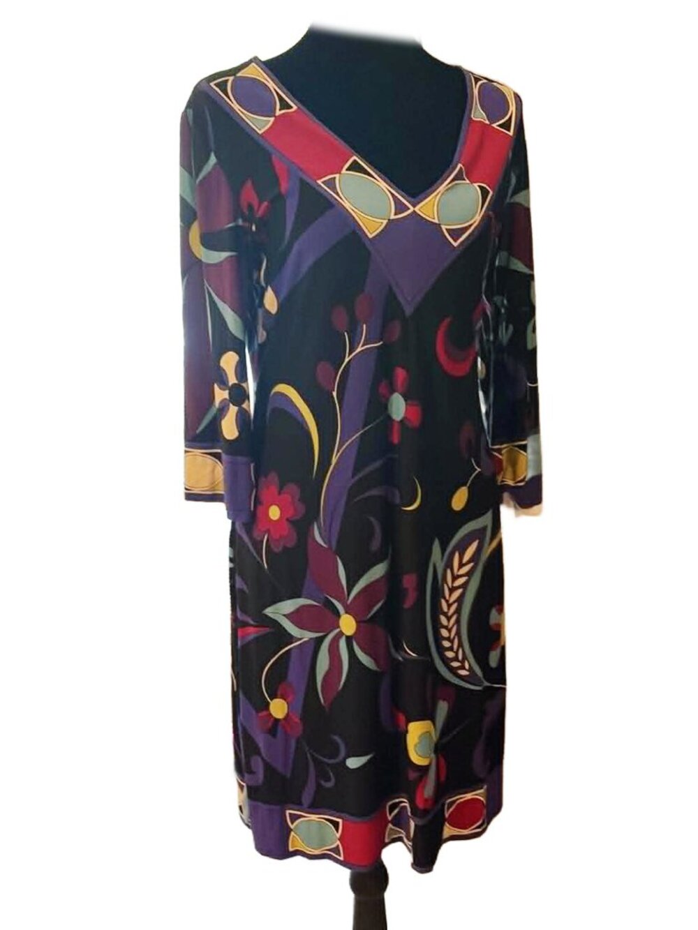 New Directions Size 12 Petite Stretch Shift Dress